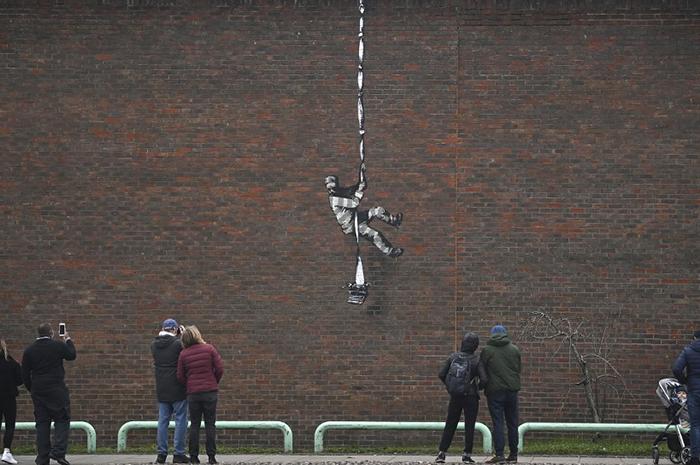 Banksy: mural di penjara Reading adalah karya terbarunya