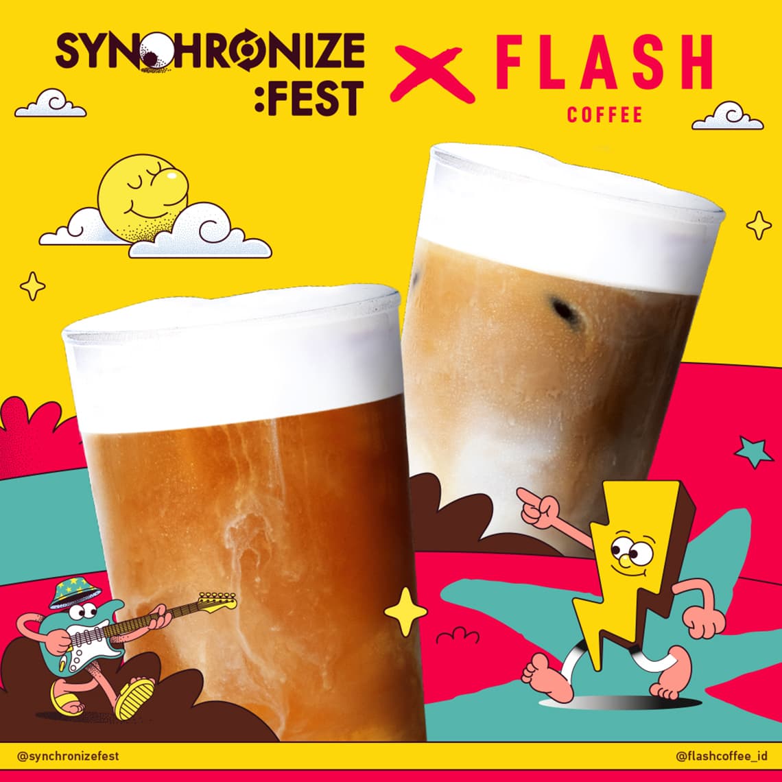Flash Coffee Luncurkan Dua Menu Baru Kolaborasi Dengan Synchronize Fest 2023
